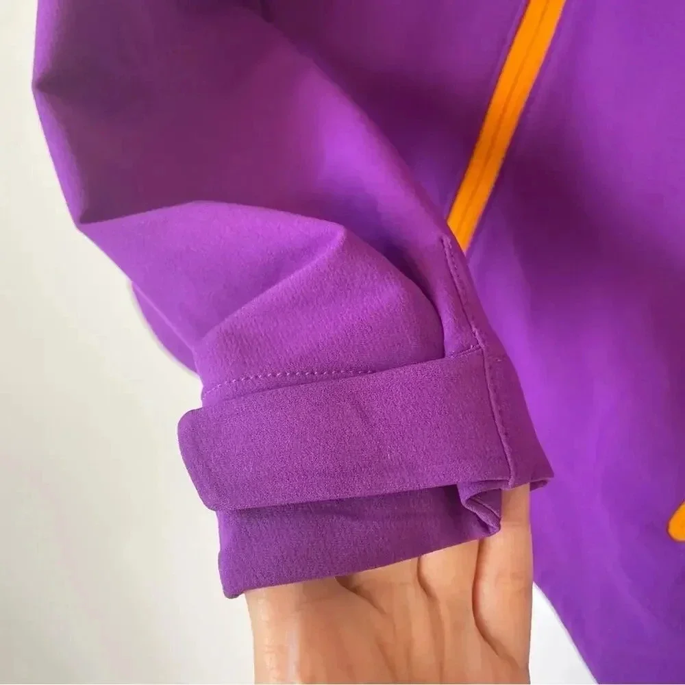 Marmot Purple M3 Tempo Soft-Shell Hooded Zip Jacket Size Small